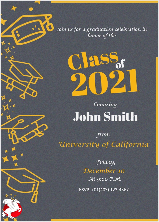 Graduation Party Invitation Template